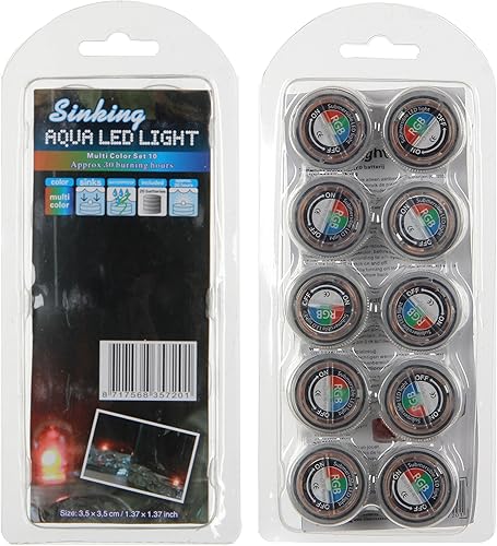 Miniatura 7 de Luces de Halloween sumergibles cr2032, funciona con pilas, bajo el agua, impermeable, para eventos, bodas, centros de mesa, jarrón, floral, Navidad,