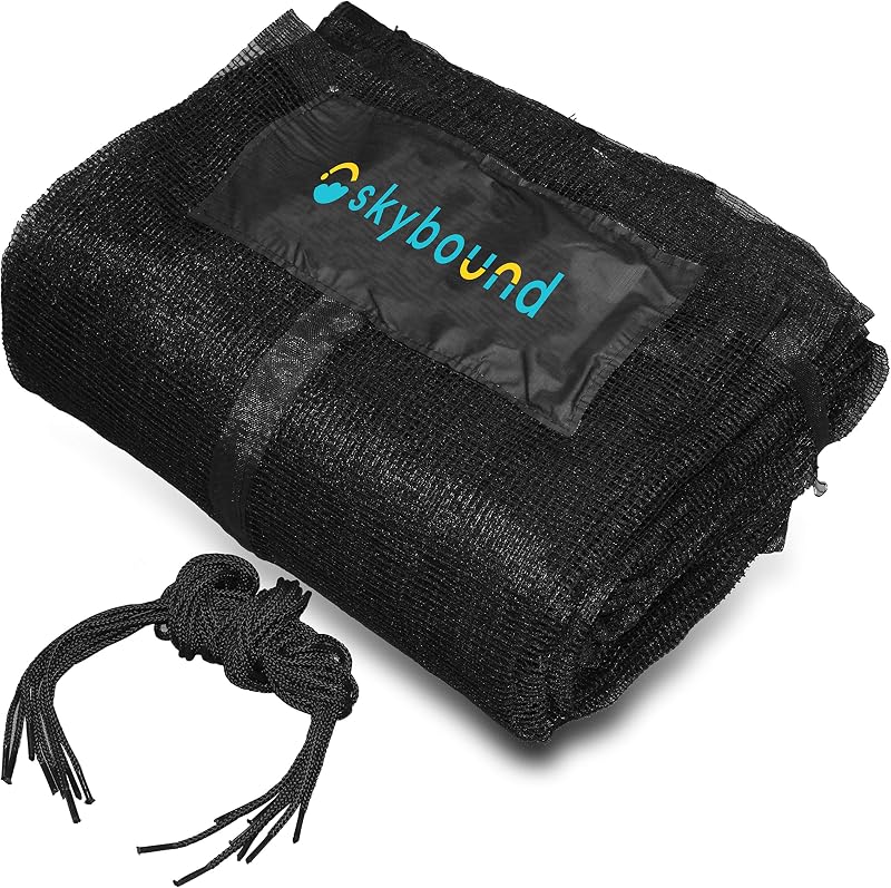 Replacement Trampoline Safety Net Enclosure - for 12ft 14ft 15ft Skywalker, Bounce Pro, AirZone, JumpZone, Walmart, and Many More - Breathable, Tear and Weather-Resistant