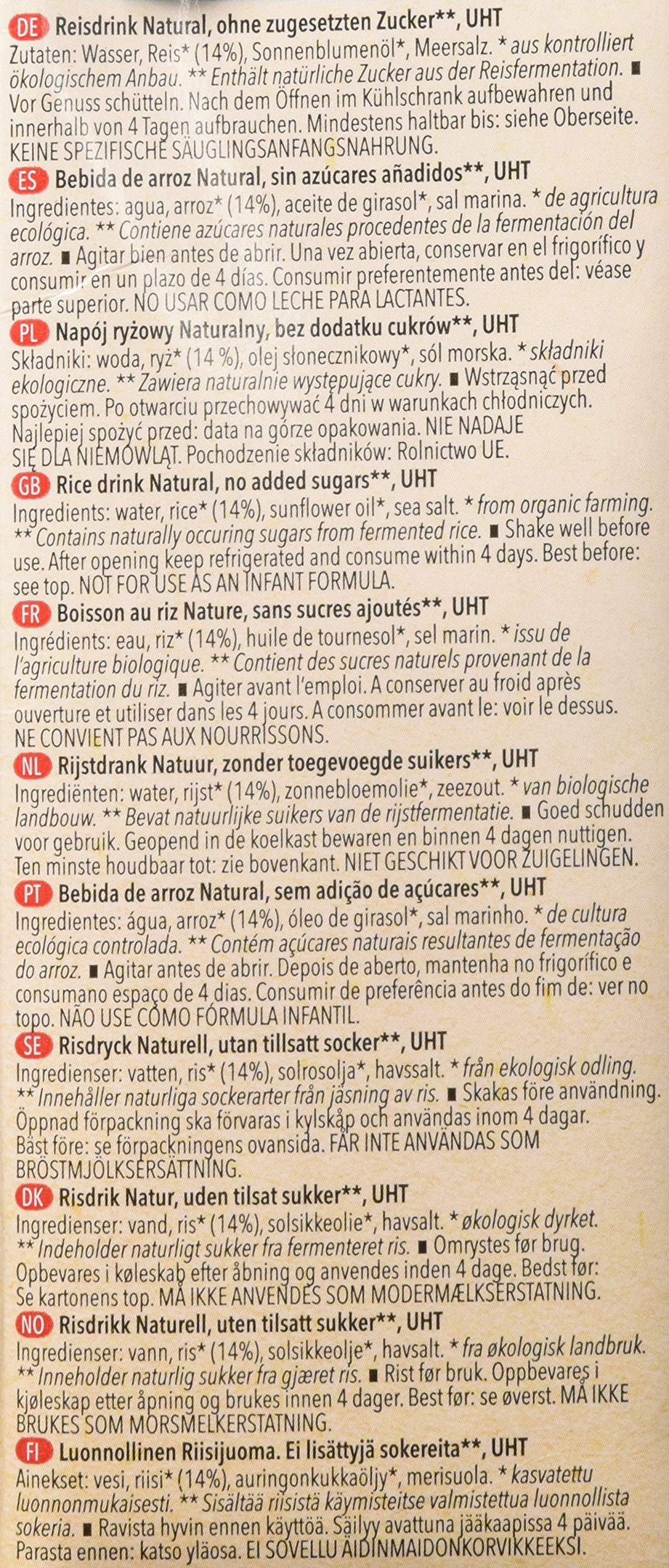 Natumi Reis Drink Natural Bio, 12er Pack (12 x 1.049 l)