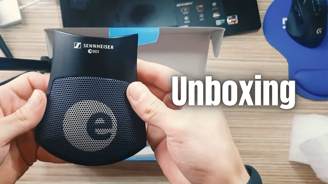 Watch Unboxing the Sennheiser e901 Microphone on Amazon Live