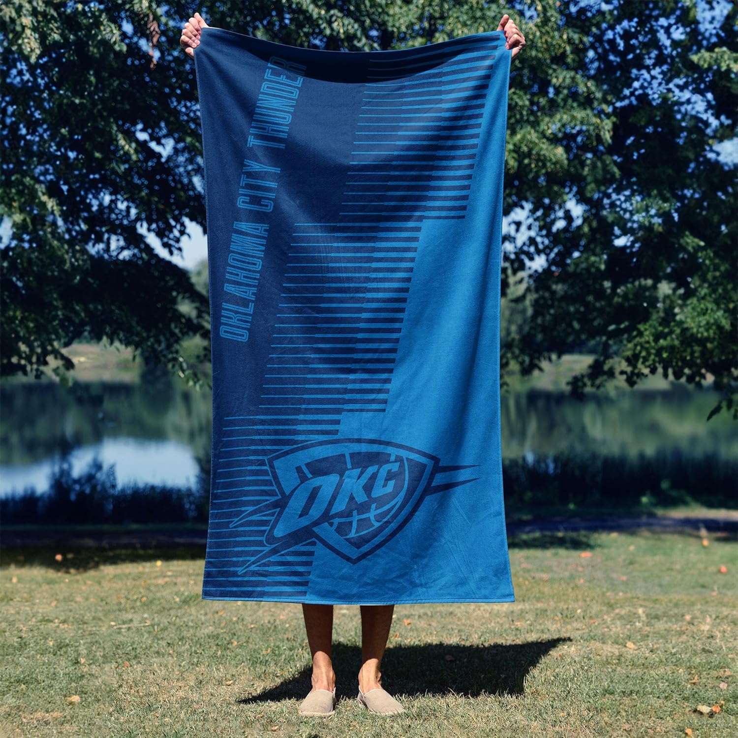 Northwest Oklahoma City Thunder NBA Progression Jacquard Beach Towel 36 x 72 Inches