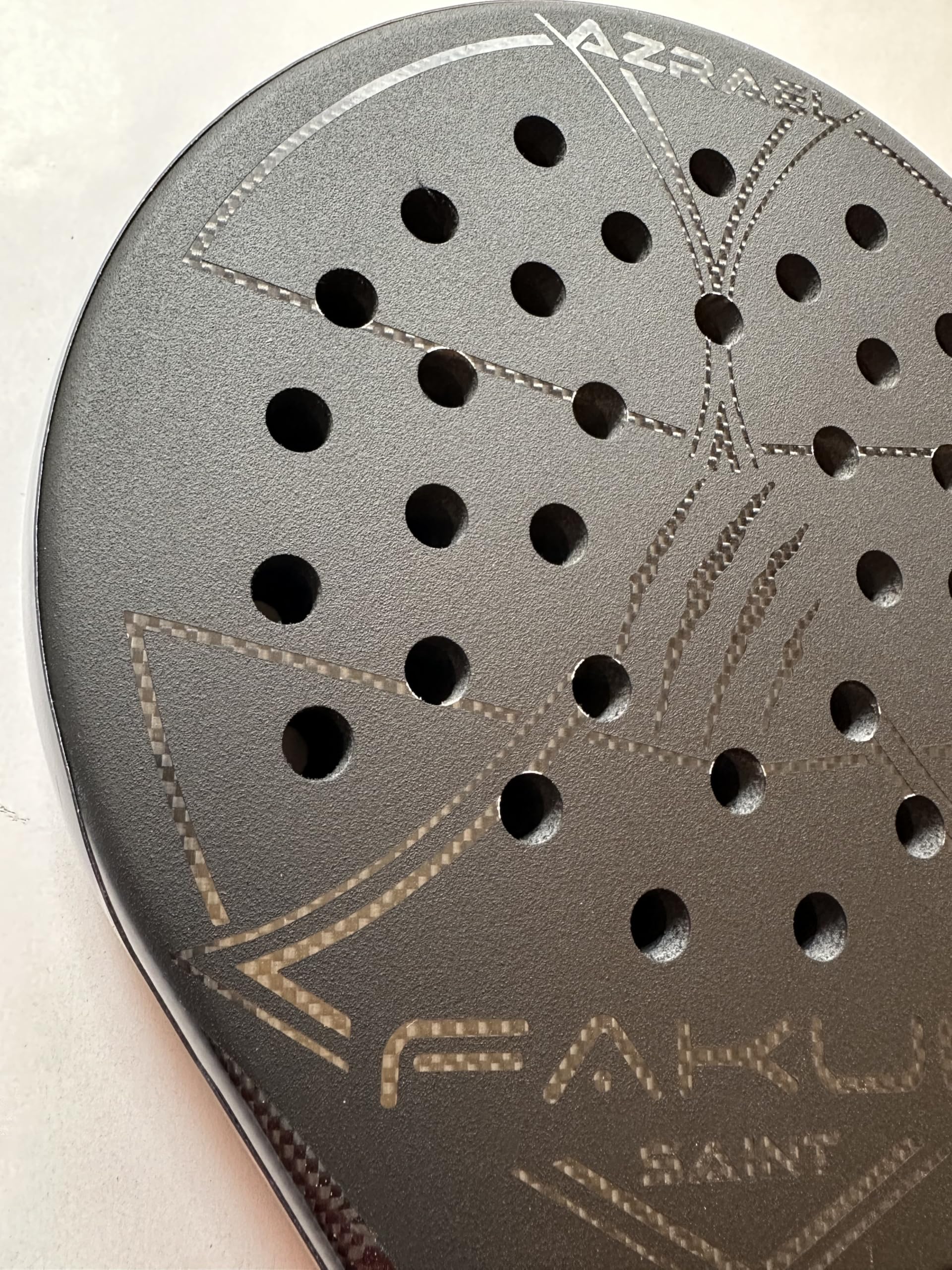 FAKUN Pala de Padel Azrael Black Edition Rugosa