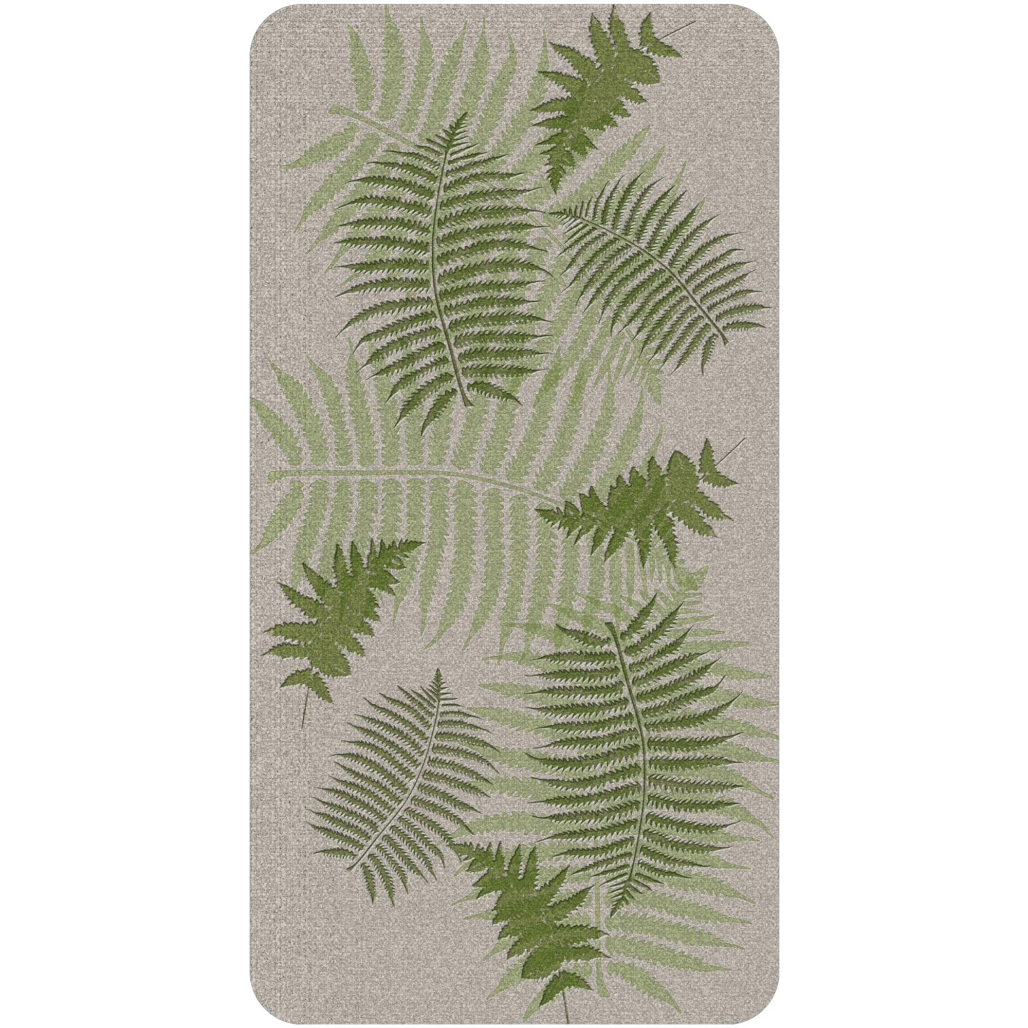 Kahuna Grip™ Non-Slip Bath & Shower Mat - Fern Floral