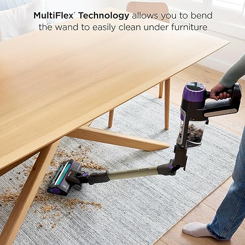 Miniatura 9 de Shark Aspiradora inalámbrica con filtro HEPA, PowerDetect Clean & Empty, potente succión, sistema de vacío automático, recogida de pelo de mascotas,