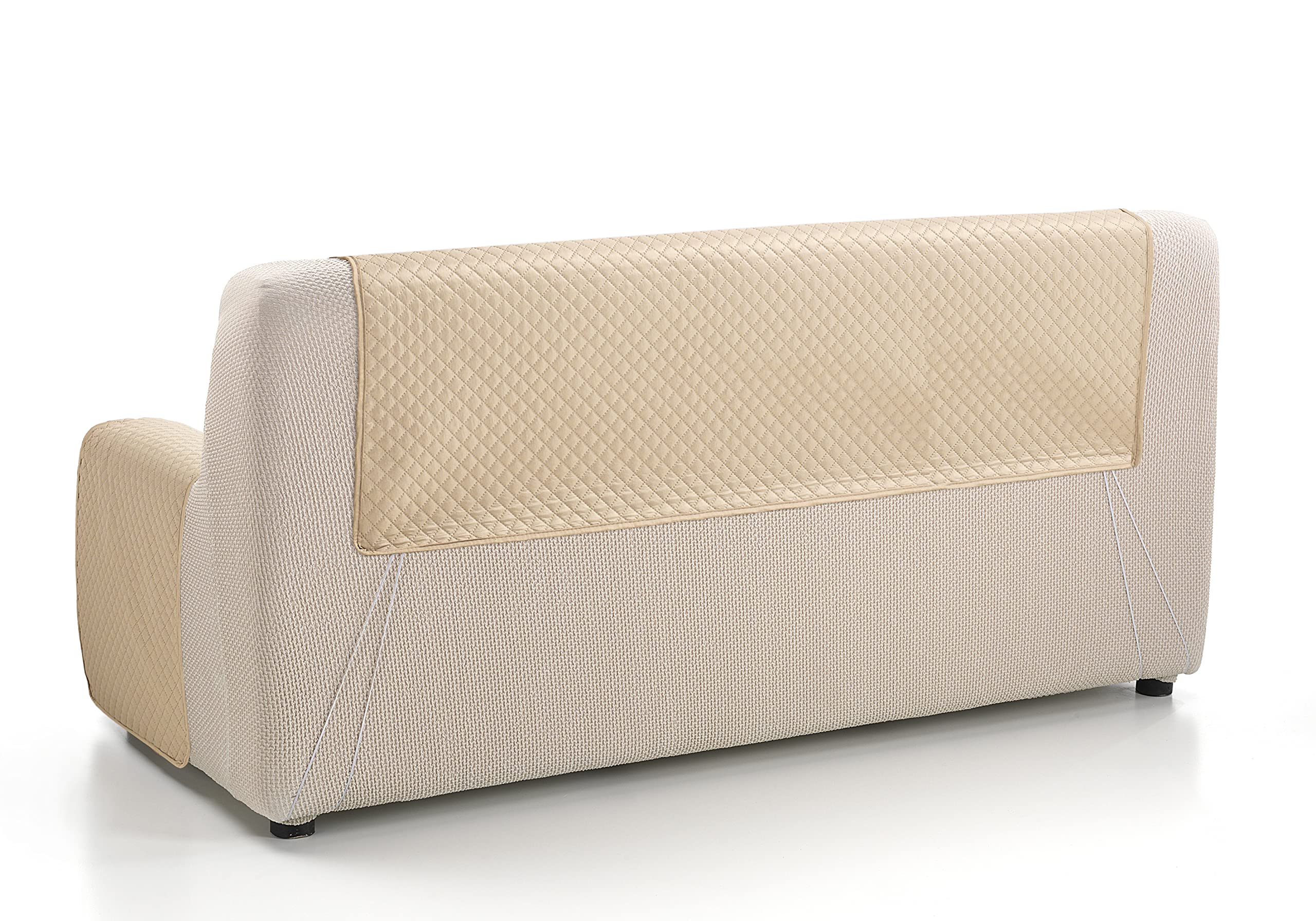 Martina Home Diamond Copridivano imbottito 2 Posti XL - Beige/Marrone
