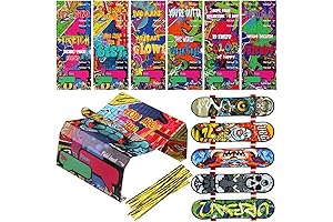 36-Piece Mini Skateboard and Valentine Card Set
