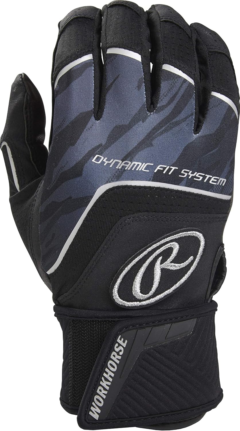 Rawlings Workhorse Batting Glove with Compression Strap