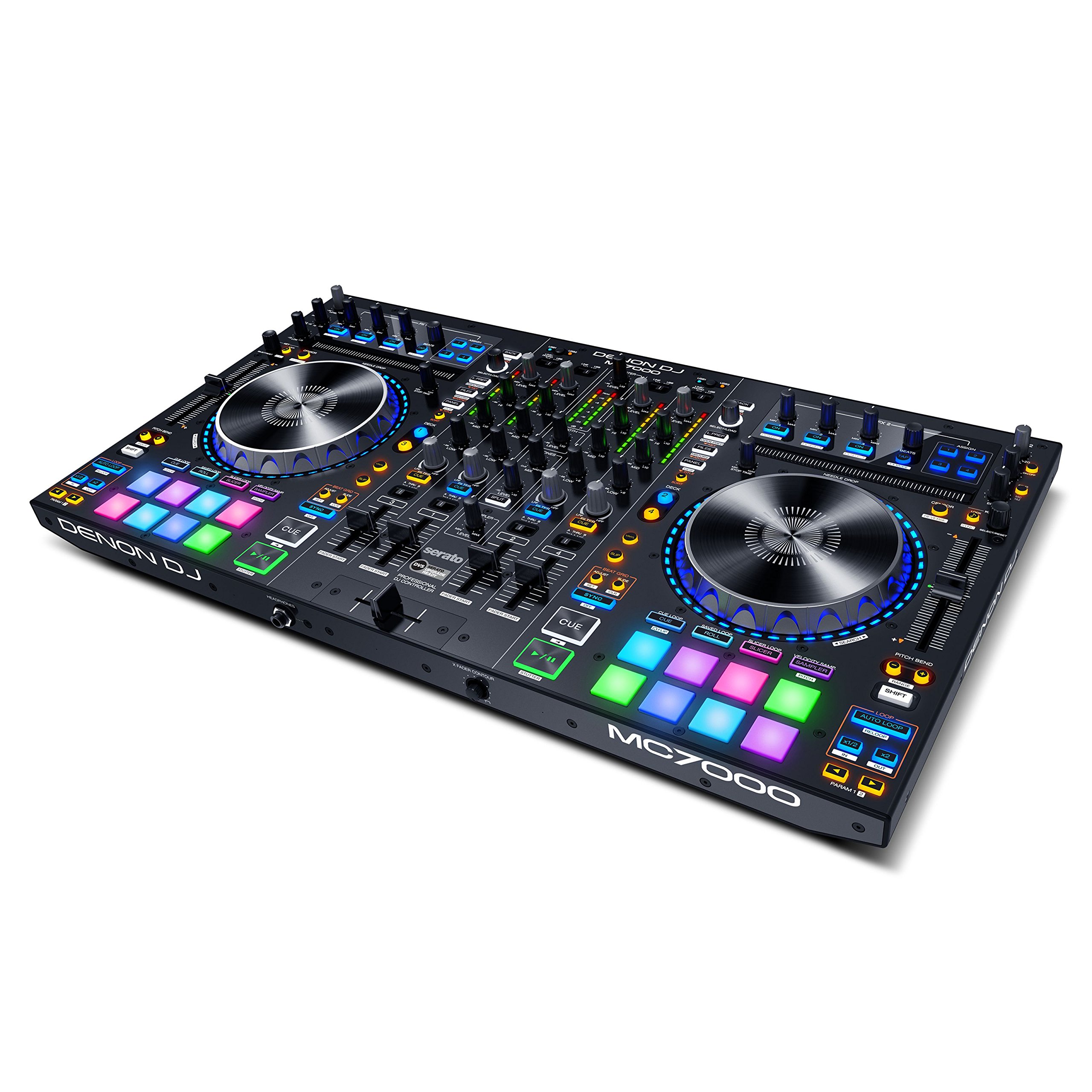 Denon DJ MC7000 | Premium 4-Channel DJ Controller & Mixer with