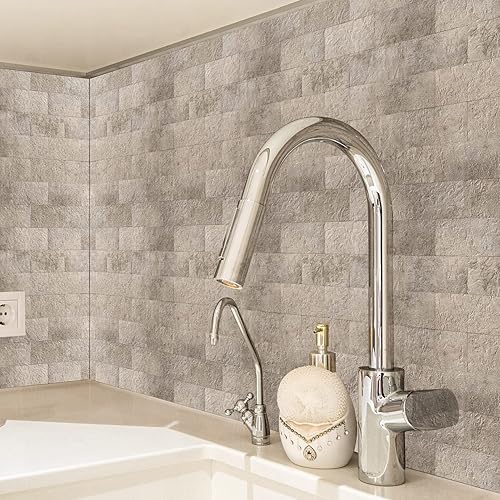 Miniatura 9 de Art3d 20ft Outside Vinyl Corner Trim with Peel and Stick Backsplash PVC Wall Tile
