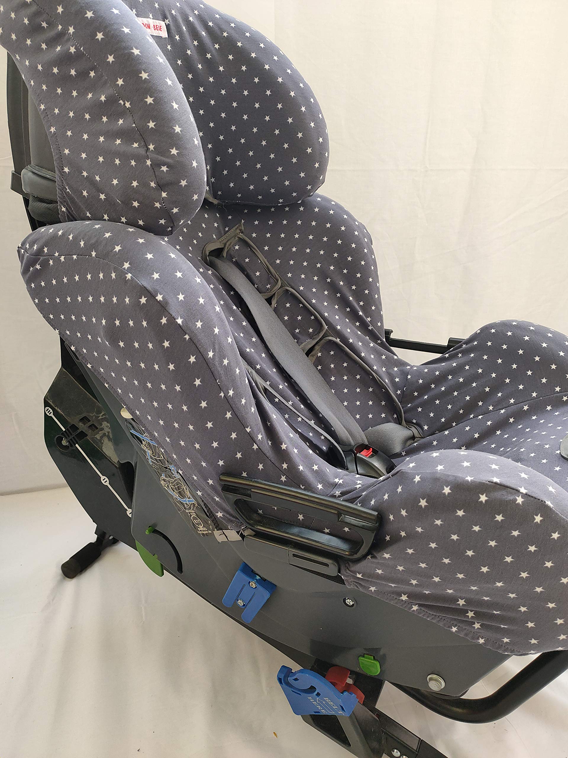 moon-bebe Funda para silla de coche Klippan Kiss 2 Y KLIPPAN PLUS (GRIS)