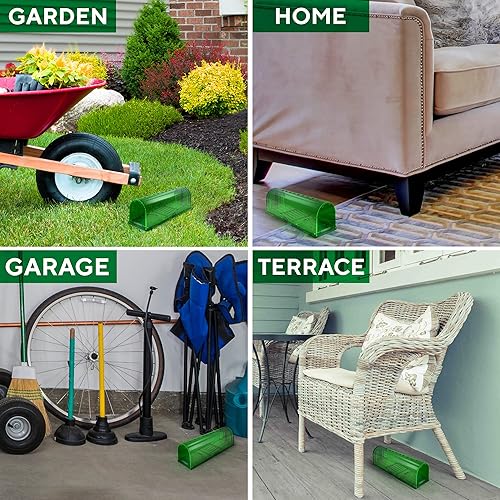 Miniatura 6 de Paquete de 4 trampas para ratones humanitarias de captura y liberación, perfectas para casa, interior y exterior, trampas duraderas fáciles de