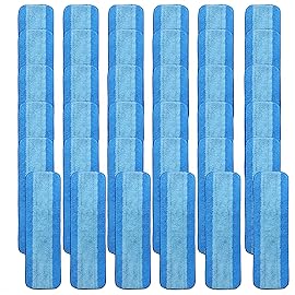 AmaVins 36 Pack Microfiber Cleaning Pads for Bona Mop, Reusable Microfiber Mop Pads for 18 Inch Mop, Hardwood Floor Replacement Cleaning Mop Pads, Machine Washes