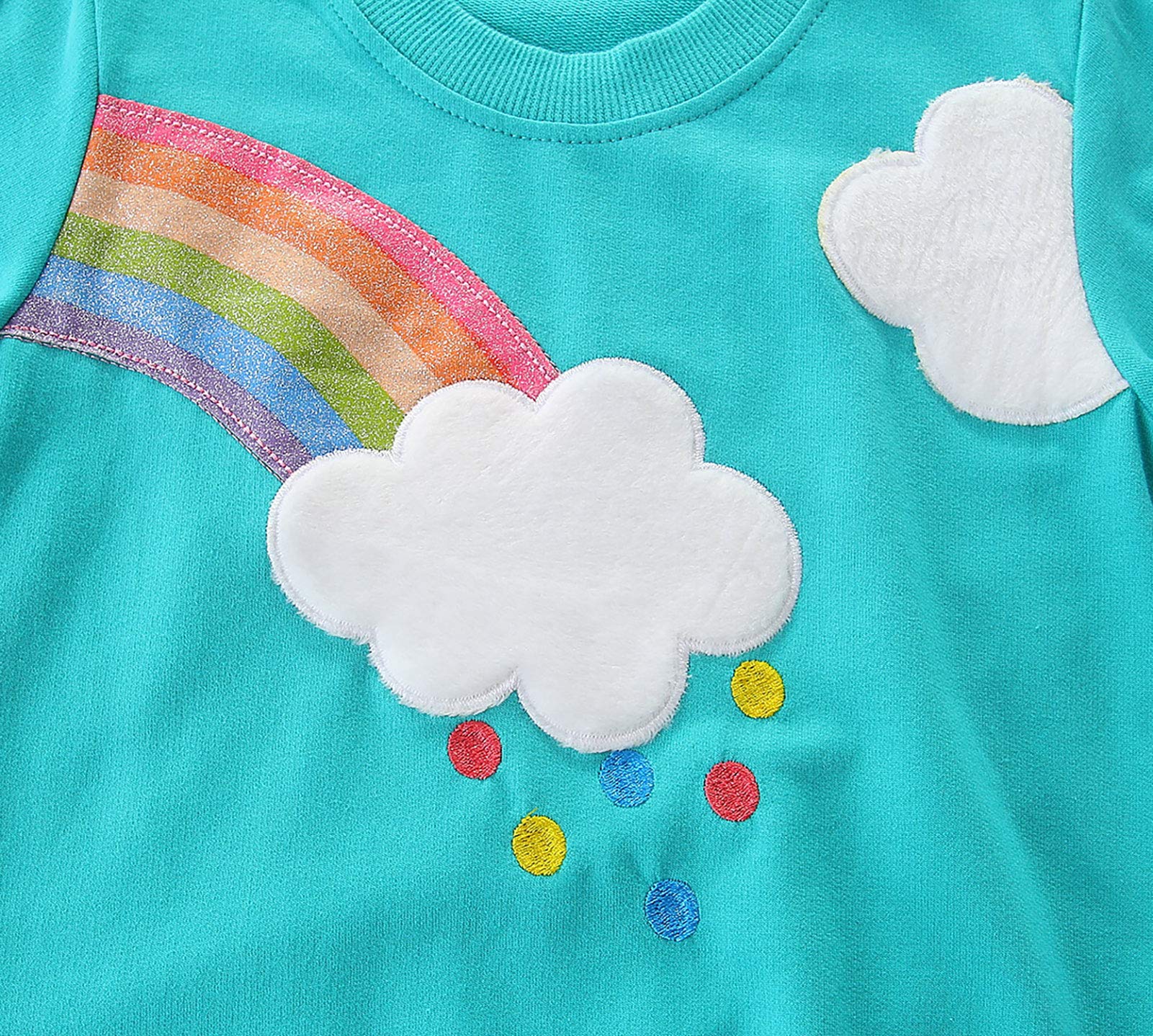 Girls Sweatshirt for Kids Cotton Top Casual Jumper Girl T Shirt Toddler Clothes Long Sleeve Pullover Age 1-12 Years — view 3