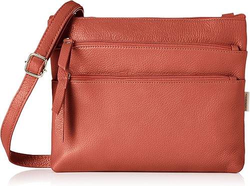 Amazon Co Jp アブソリュート ゼロ 本革サコッシュl 横型 Absolute Zero カジュアルサコッシュ 縦型 前面ポケット オレンジ シューズ バッグ