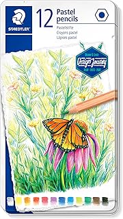 STAEDTLER 146P M12 Design Journey Pastel Colouring Pencils - Assorted Colours (Tin of 12)