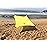 Neso Portable Beach Tent Sun Shelter with Sand Anchor - Lightweight Beach Shade Canopy - Easy Setup for Family Outings - Patented Reinforced Corners - UPF 50+ Sun Protection - 7 x 7ft - Lemon
