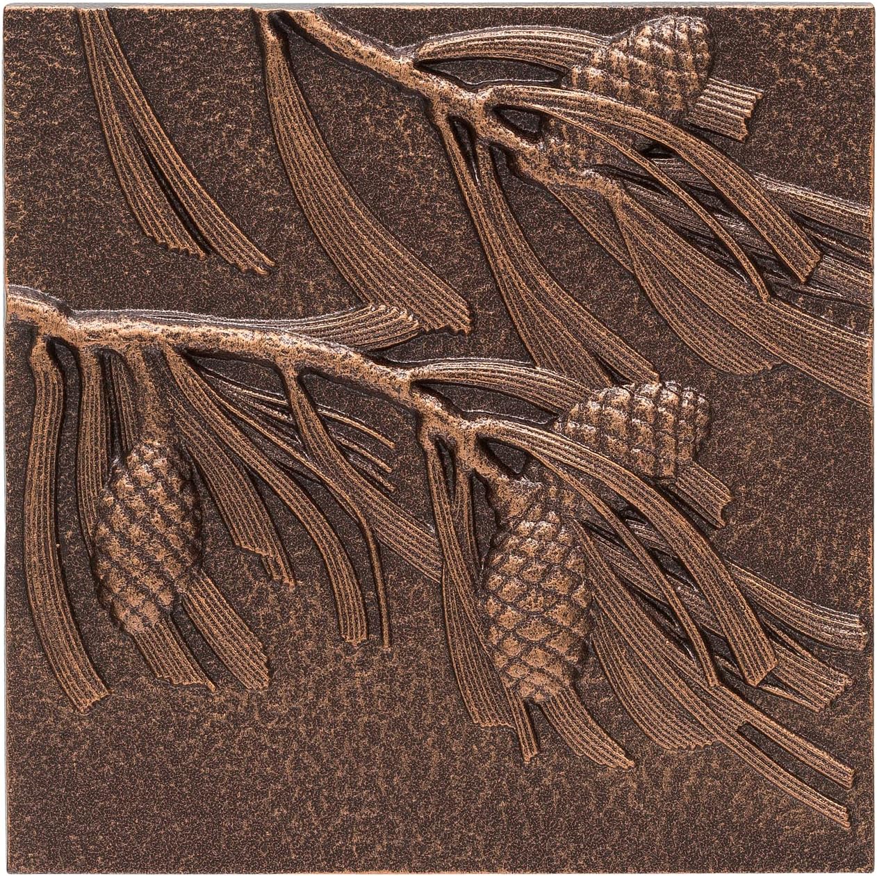 Whitehall Products Pinecone Wall Decor, Antique Copper