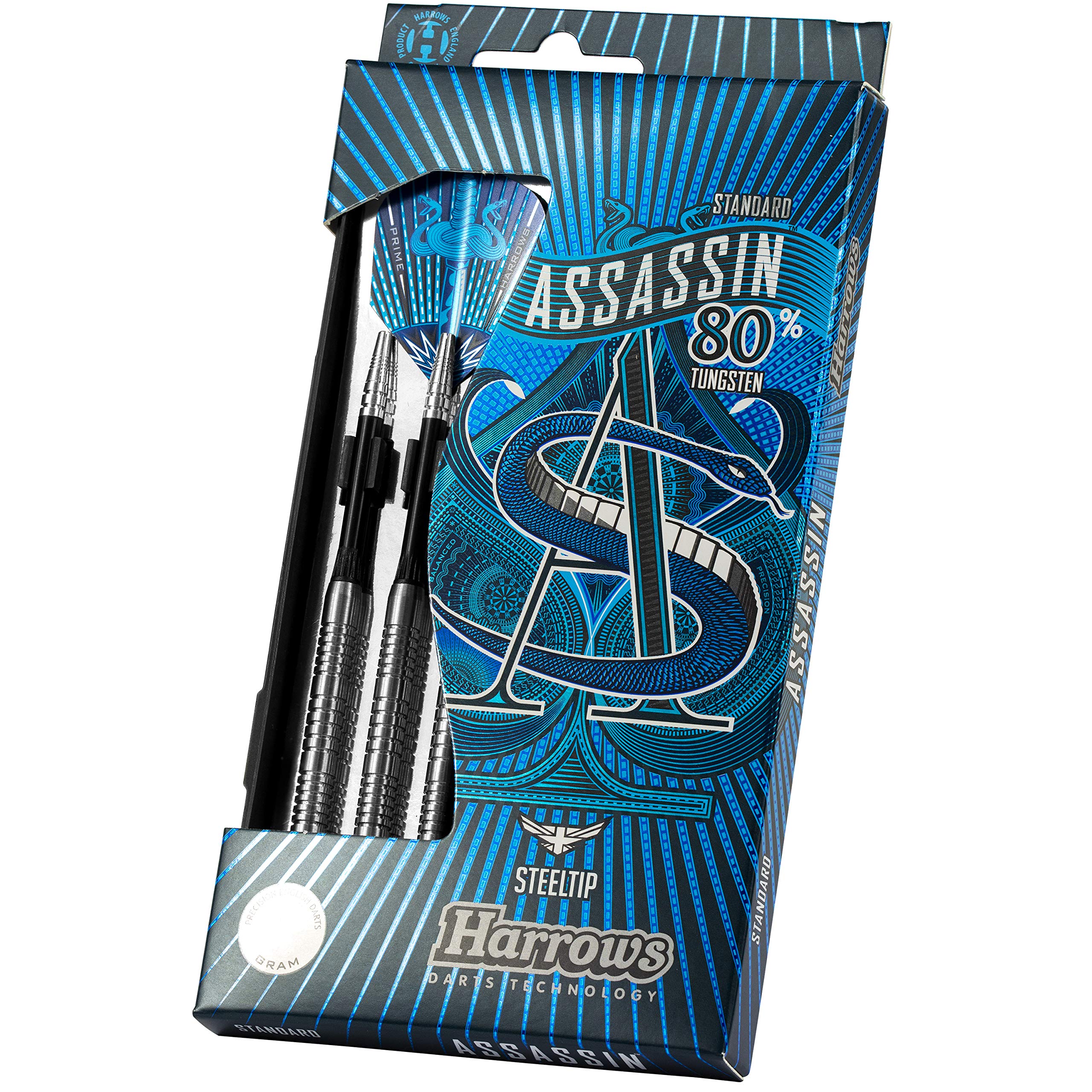 Harrows Assassin Tungsten Steeltip Dart - Silver, 19g โ image 1