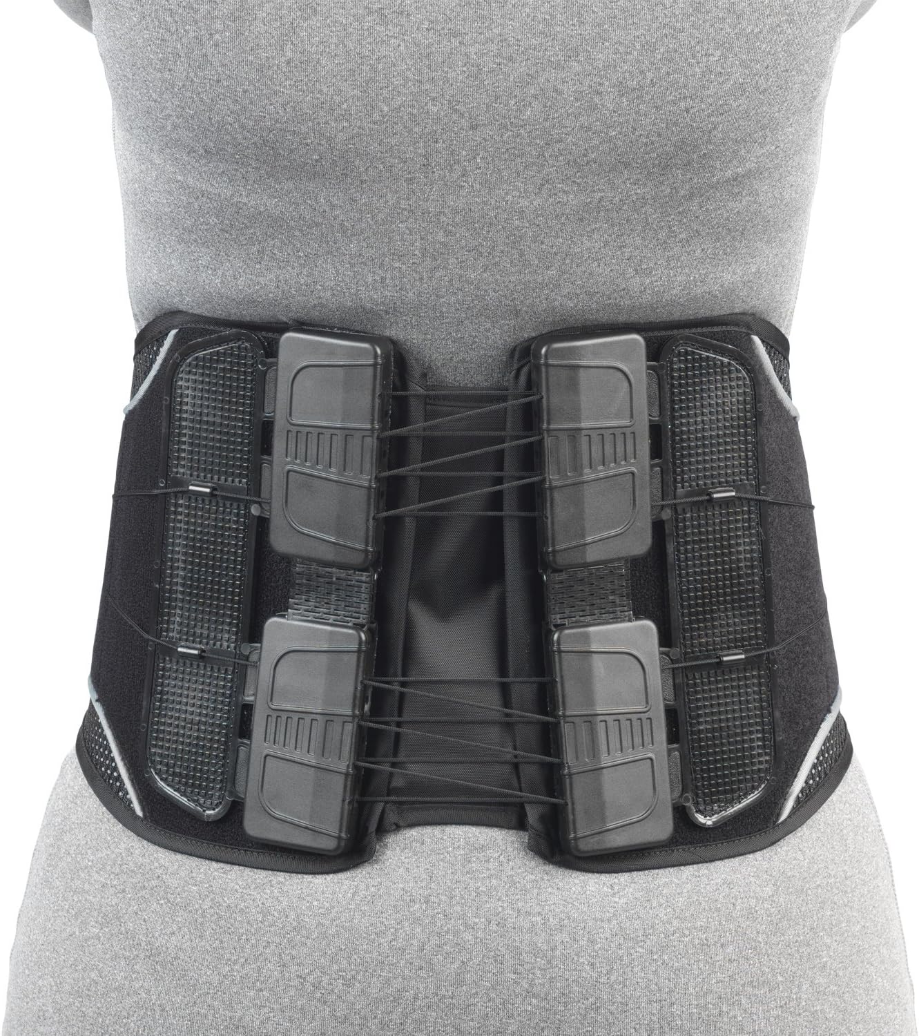OTC Lumbosacral Back Brace, Adjustable Comfort Pull Maximum Support, Large