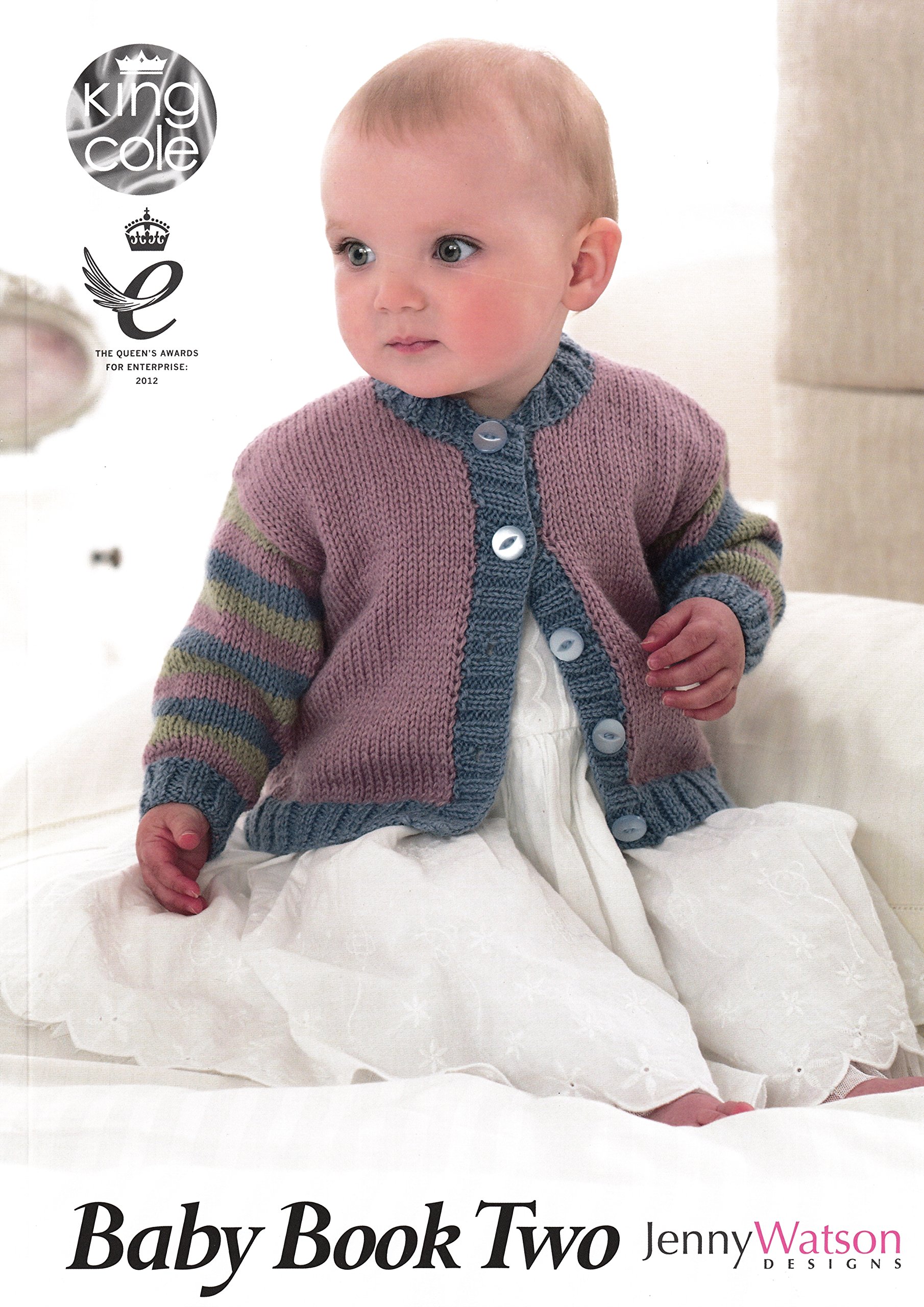 Diseños 12 Baby Knitting Designs en libro King Cole Book Two para regalar