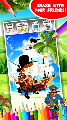 Pirates Coloring Book