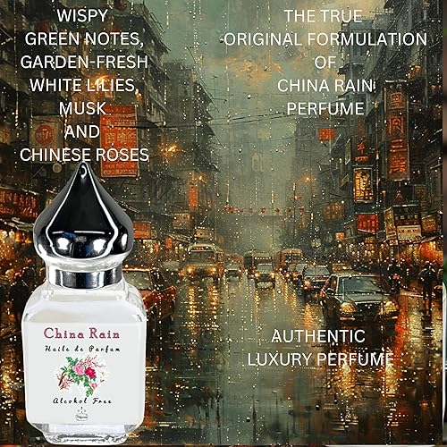 Miniatura 4 de CHINA RAIN Aceite de perfume original* Larga duración * Vegano * Sin ftalatos * Sin alcohol * 0.3 fl oz. Botella de regalo *