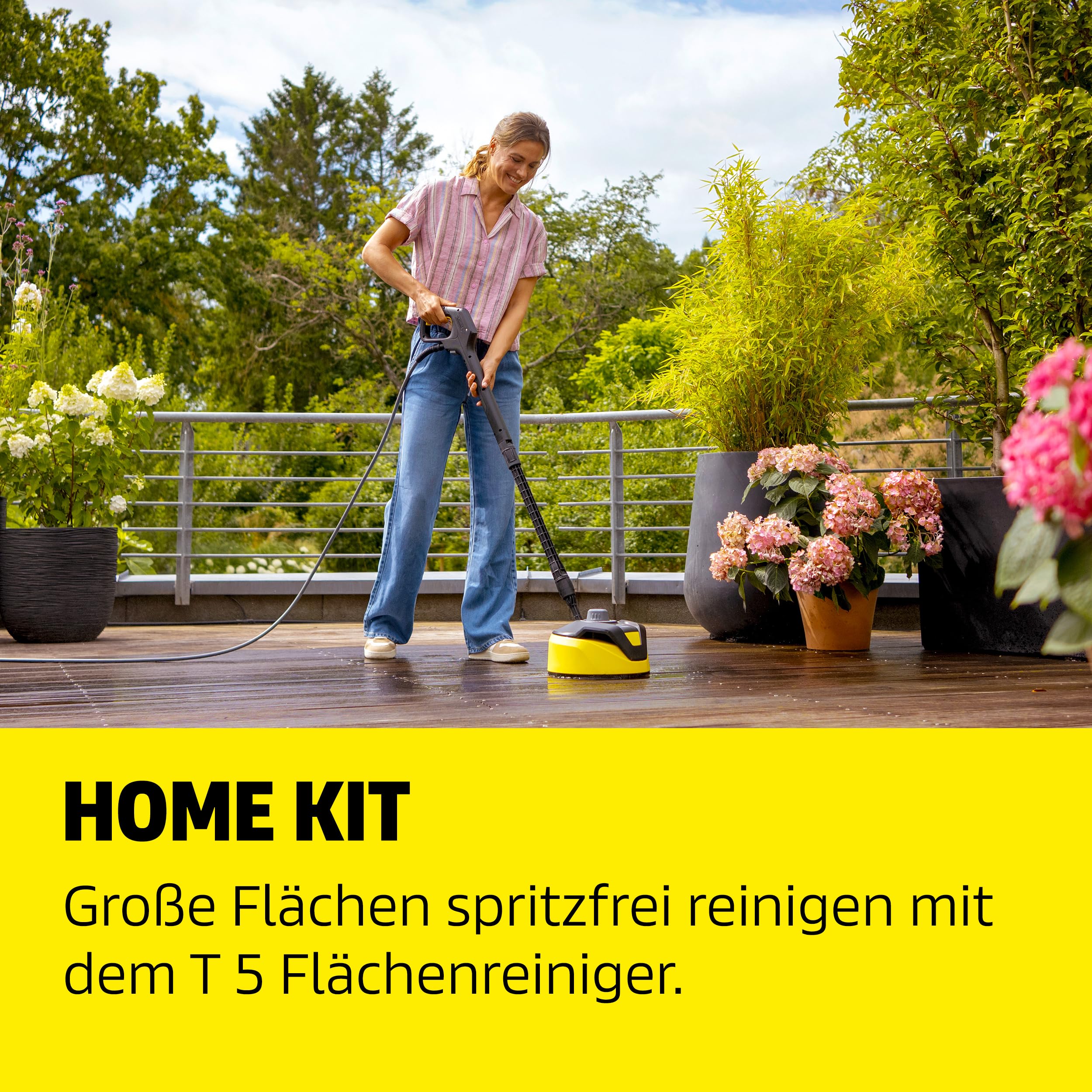 Kärcher Hochdruckreiniger K 6 Comfort Premium Home, Druck: 160 bar, Fördermenge: 510 l/h, Fläche: 50 m²/h, Gewicht: 18,2 kg, Flexibler Hochdruckschlauch, Schlauchtrommel, 4-in-1 Multi Jet, Home Kit