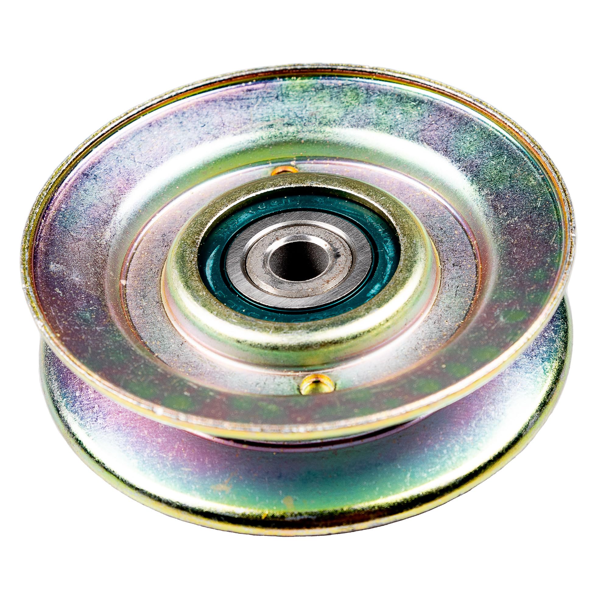 Pezzo Ricambio Tosaerba Ride-on Puleggia Folle Piatta MTD Cub Cadet, Ricambio 02004558/00030782 Per Tosaerba Z Force 44 48 Ricambio Puleggia MTD - Foto 3