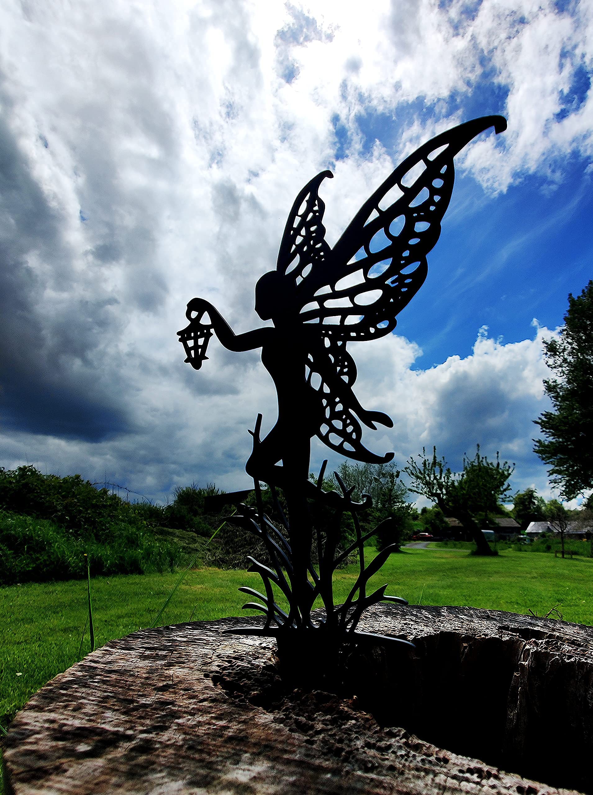 Buy Garden Fairies Metal Lawn Art. Fairy Alette is a Garden Fairy Like