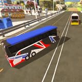 Navigate obstacles in bus obstacle race and traffic avoidance stages.