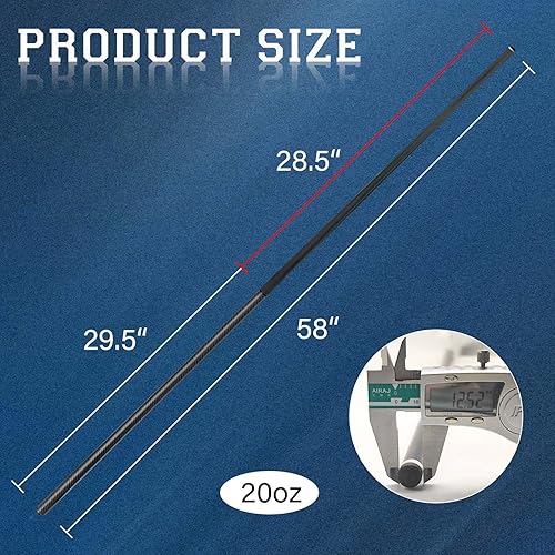 Miniatura 3 de Carbon Fiber Pool Cue Stick Low Deflection Shaft Professional Billiard Cue Stick with Hard Case and Accessories,12.5mm Tip, 58",20OZ 21OZ