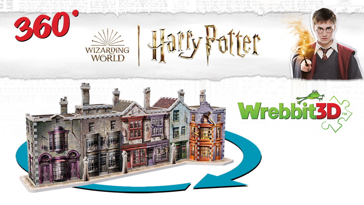 Amazon.com: Wrebbit3D Harry Potter 3D Puzzle Model of Diagon Alley