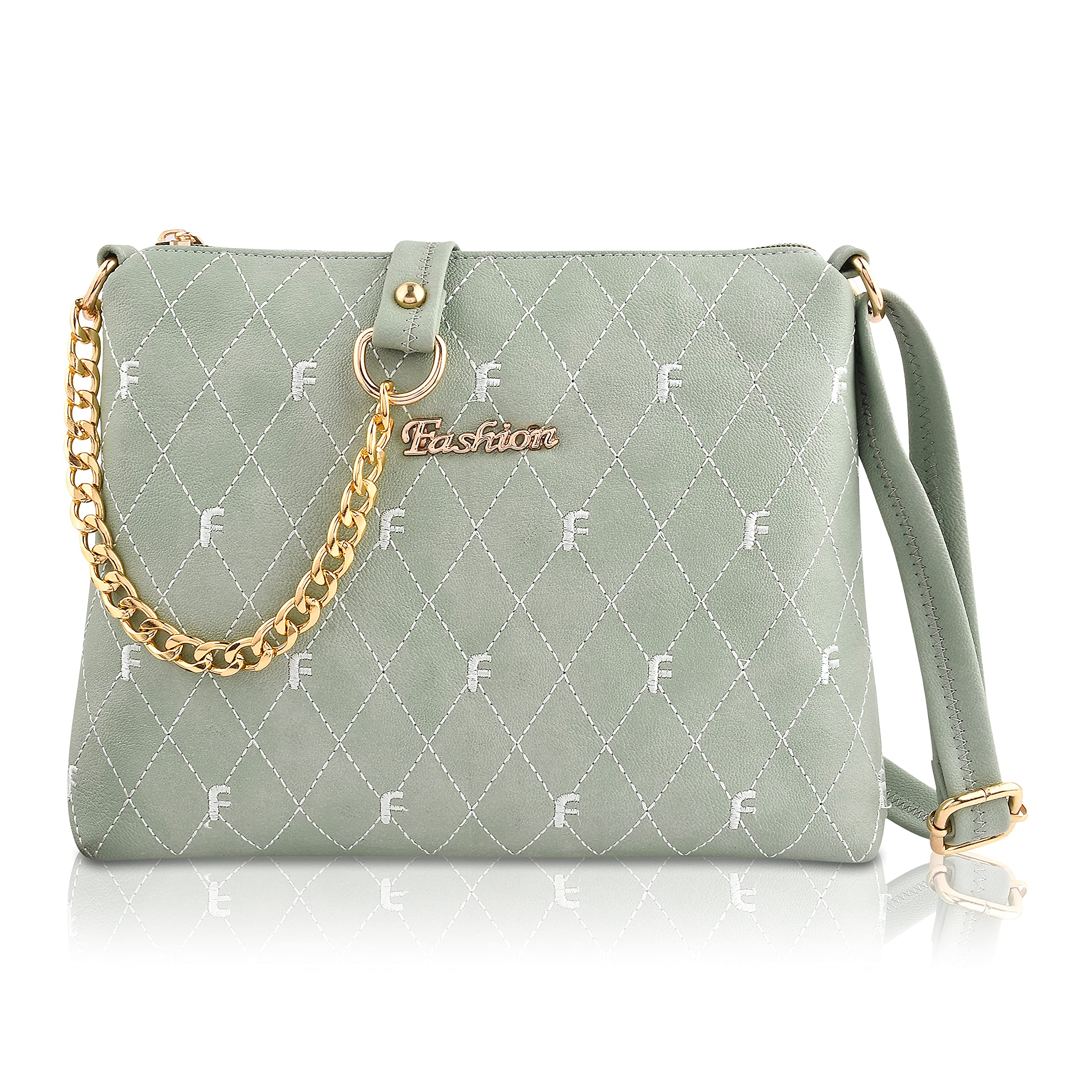 Fiesto Fashion Womens Grey color Latest & Stylish PU Leather Handbags (B09HP7MM9P) Amazon Price History, Amazon Price Tracker