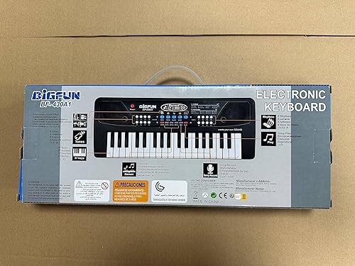 Miniatura 10 de Piano de 37 teclas para piano musical para niños, teclado de piano para niños con micrófono, teclados electrónicos portátiles para principiantes,