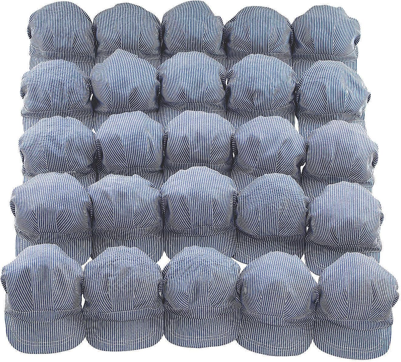 Fun Express Train Conductor Hat Bulk 48 Pack - Kids Engineer Hats for Train Birthday Party Supplies & Favors | Dress Up Hats for Toddlers Boys Girls | Railroad Costume Accessories for Theme Events