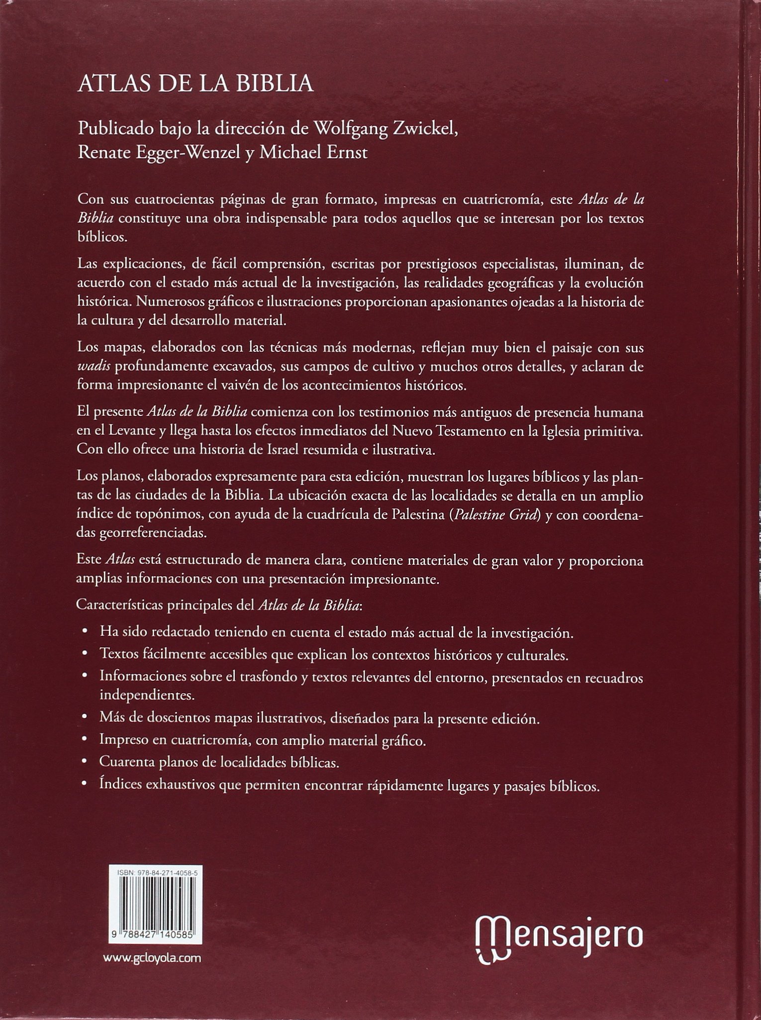 ATLAS DE LA BIBLIA (SIN COLECCION)