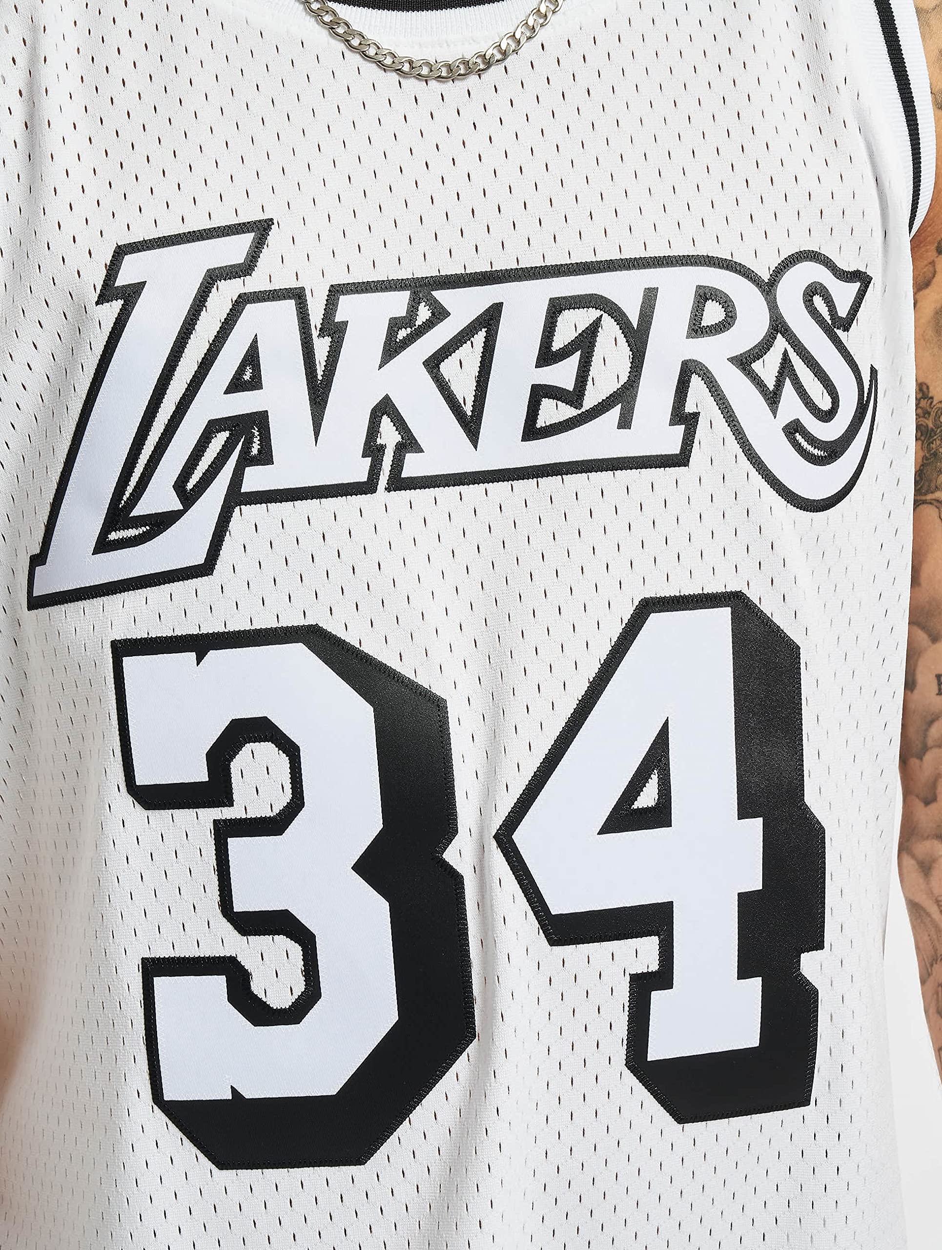 Mitchell & Ness Shaquille O'Neal #34 Los Angeles Lakers NBA White