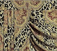 Vista 13 de Loom and Mill Luxury Waterfall Valances for Windows, Elegant Jacquard Thick Swag Curtains Valance with Tassels for Living Room, Bedroom Party Light