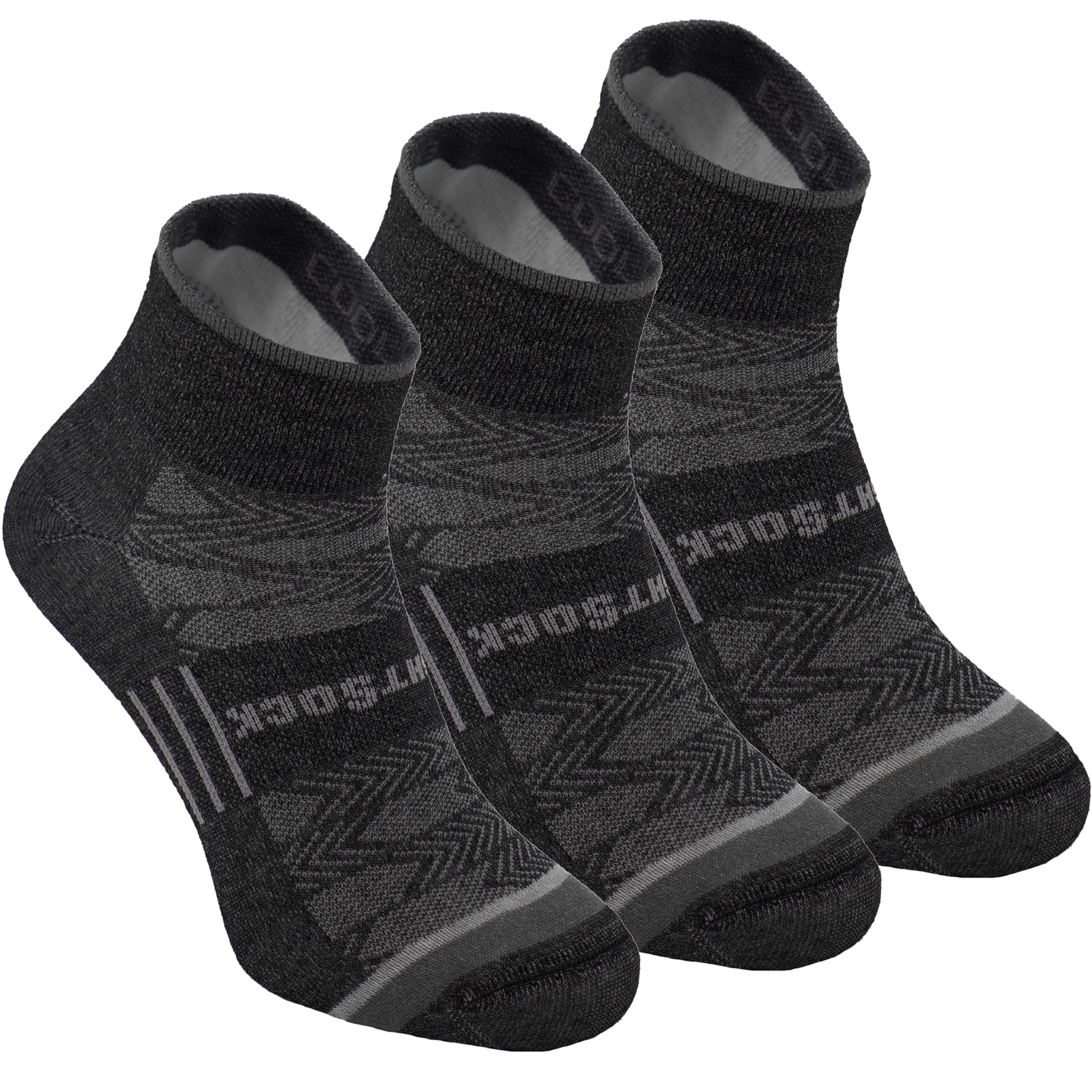 Wrightsock CoolMesh II - Calzini da corsa per uomo e donna, imbottiti, ecologici e anti vesciche, con il nostro design brevettato a doppio strato, realizzati in America, senza vesciche garantite,