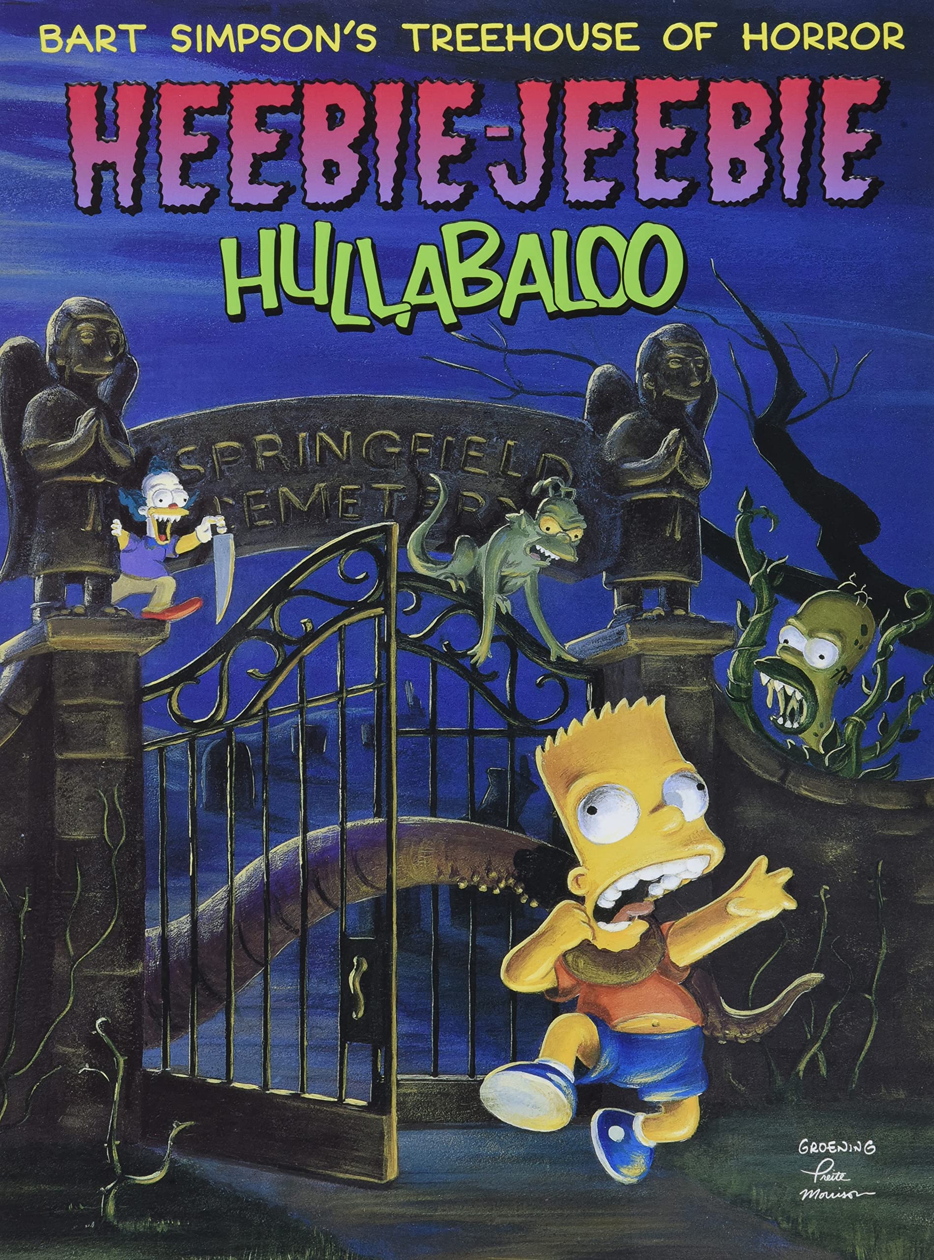 Bart Simpson's Treehouse of Horror Heebie-Jeebie Hullabaloo (Simpsons Treehouse of Horror, 1) Paperback – September 8, 1999