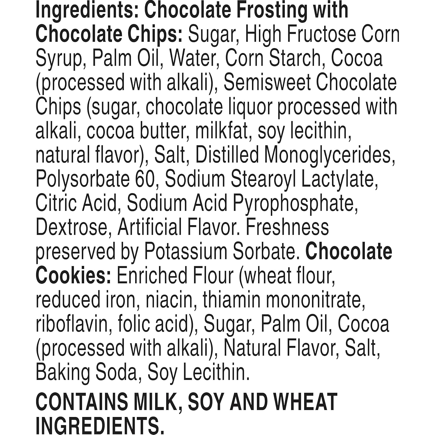 DunkAroos Chocolate Cookies and Double Chocolate Frosting, 6 Count (Pack of 6)