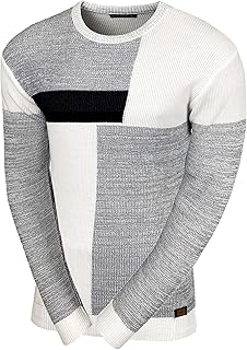 Sponsored You’re seeing this ad based on the product’s relevance to your search query.Learn more about this advertisement Baxboy BB-52288 Men's Slim Fit Crew Neck Knitted Jumper Round Collar Modern Men's Black Jumper Long Sleeve in Fine Knit Sweatshirt