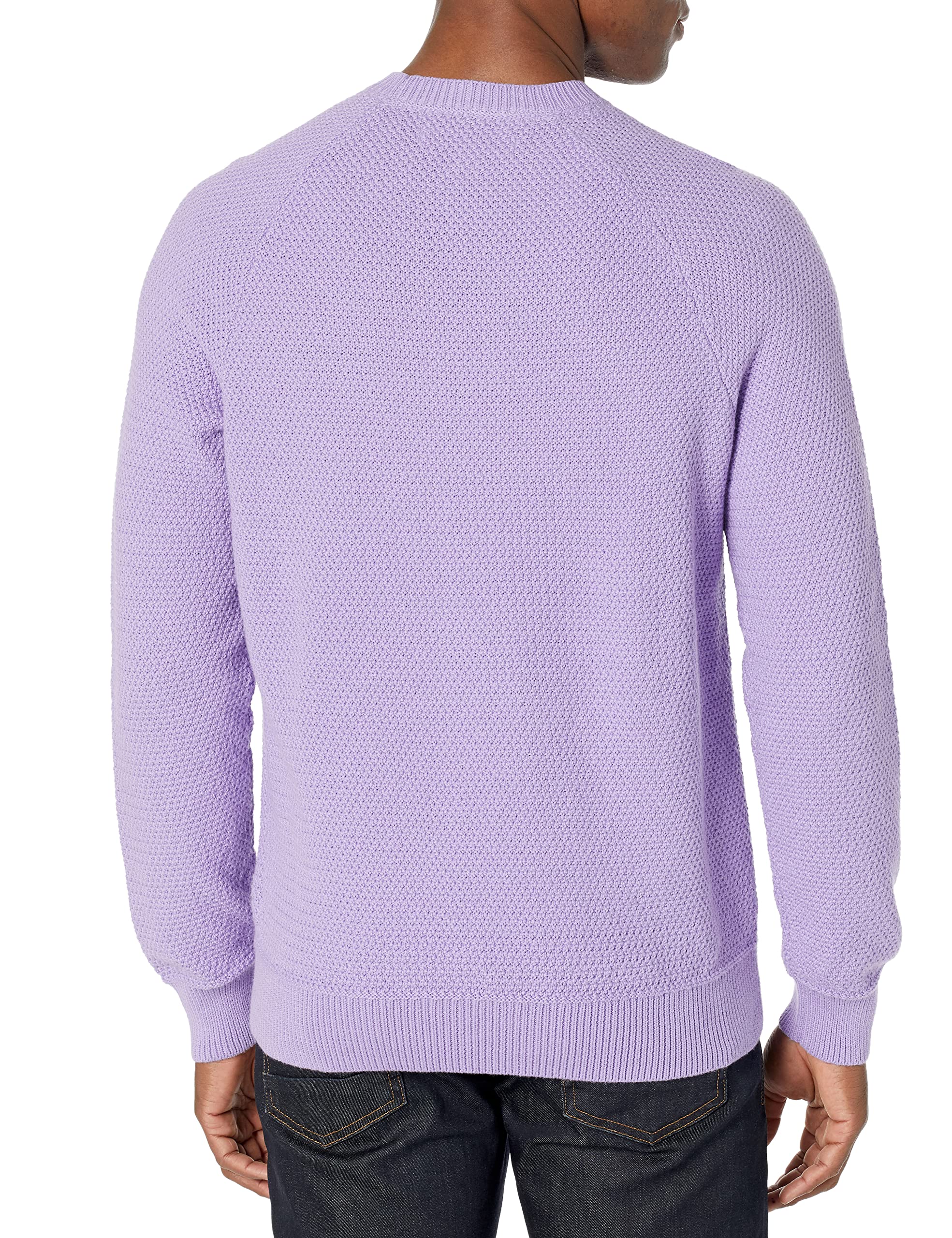 Amazon Essentials Sweat-shirt à Col Rond en Coton Texturé, Coupe Surdimensionnée Homme