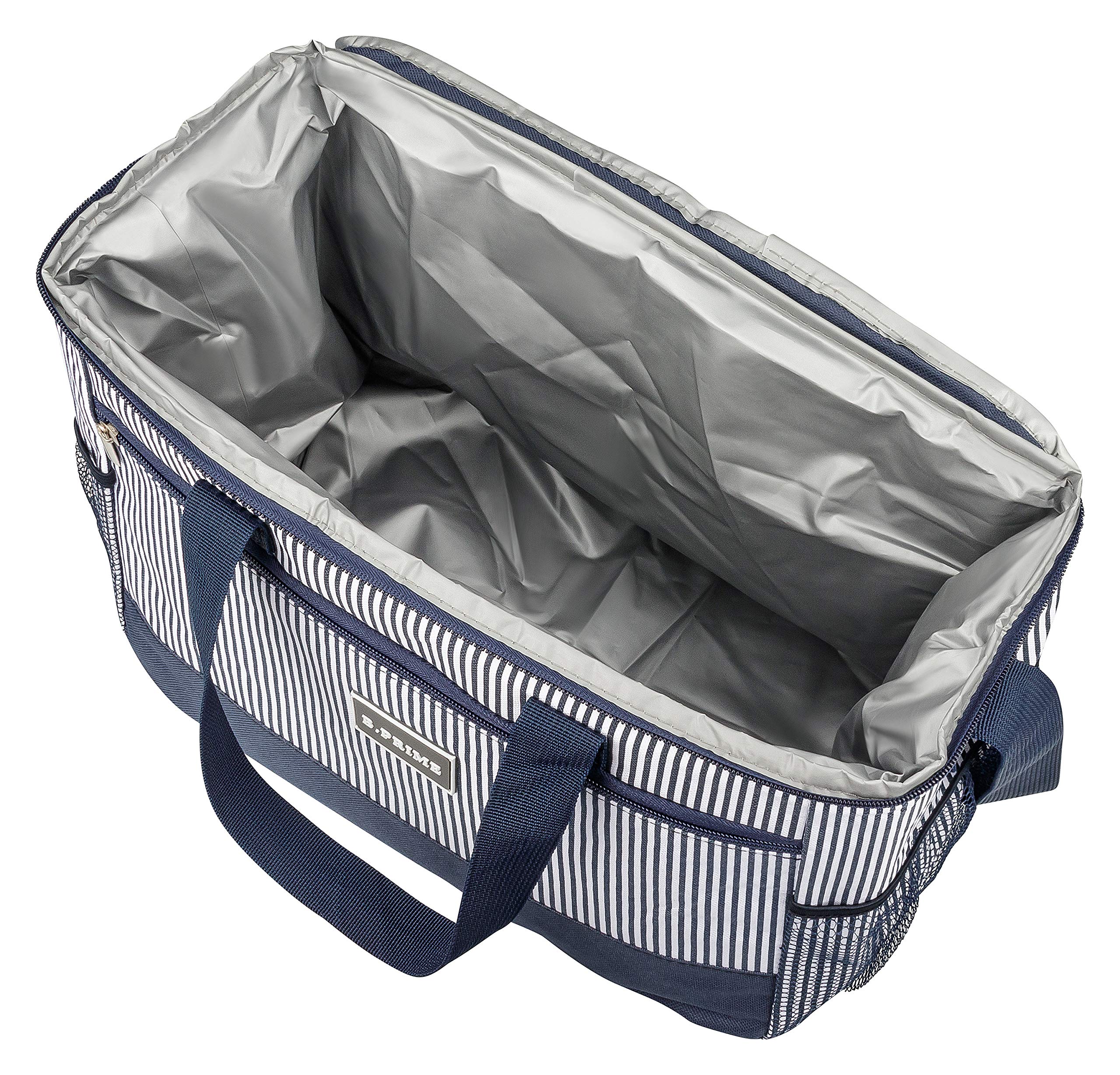 Sac Isotherme B.PRIME Classic 20L – Glacière Souple, Isolation PEVA 6 Mm, Pour Pique-nique, Camping Et Courses