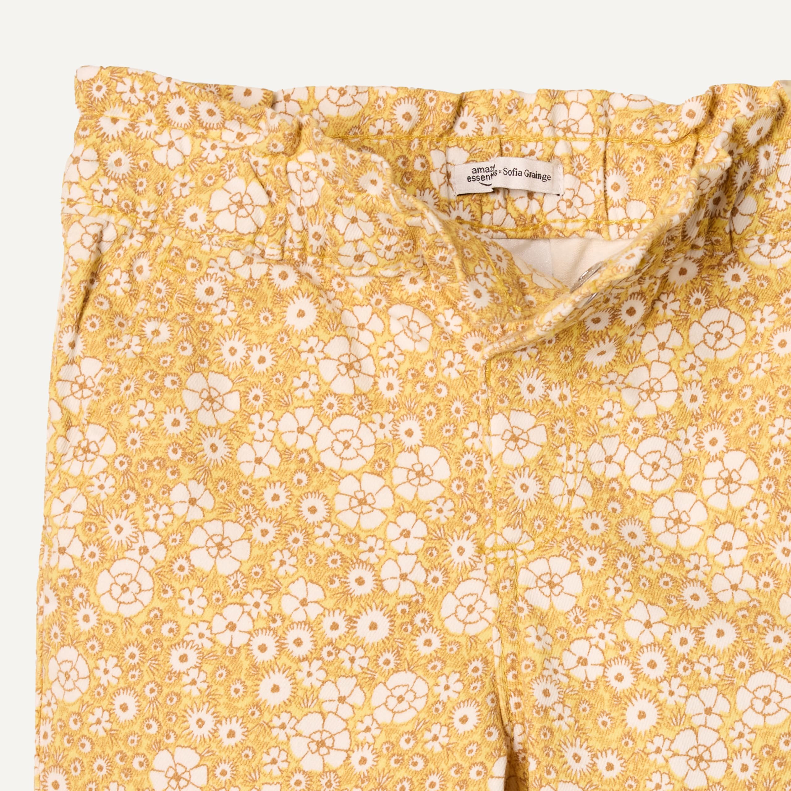 Amazon Essentials Baby - Mädchen Jeans mit Geradem Bein und Rüschen
