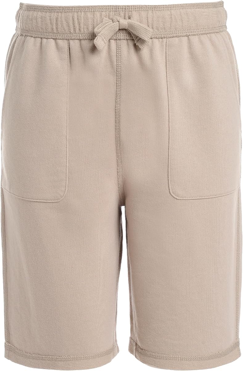 Little Boys' School Uniform Sensory-Friendly French Terry Short