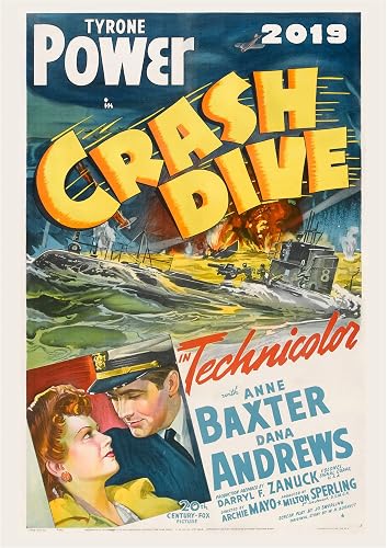 2019 Wall Calendar [12 pages 20x30cm] Ship Sea Action WWII Vintage War Movie Posters