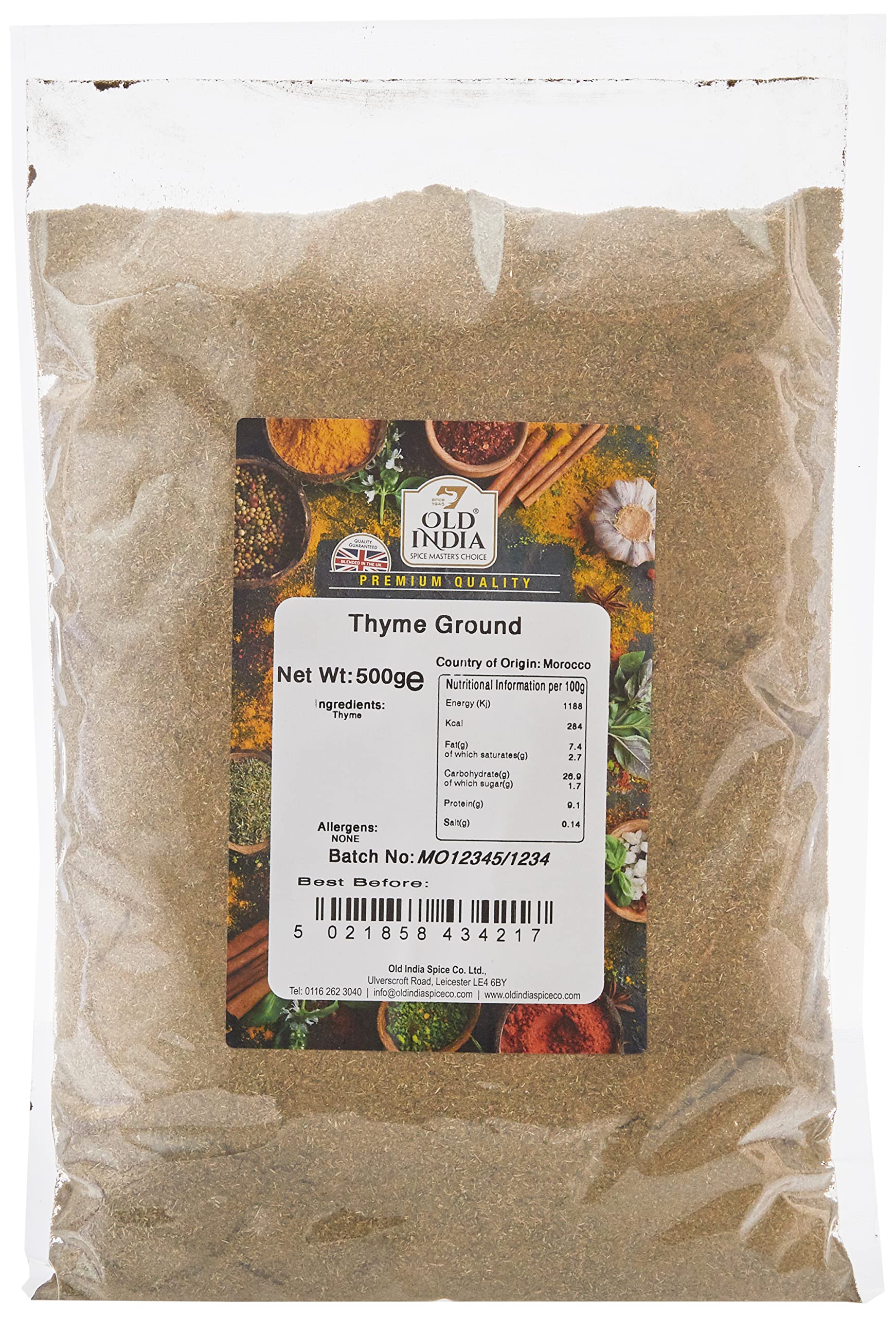 Old India Thyme Ground 500g