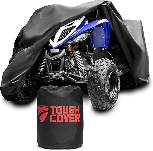 Tough Cover Basic Edition - Cubierta de cuatrimoto, tela resistente de grado marino 210D, cubierta cuádruple para Kawasaki, Honda, Polaris, Yamaha y