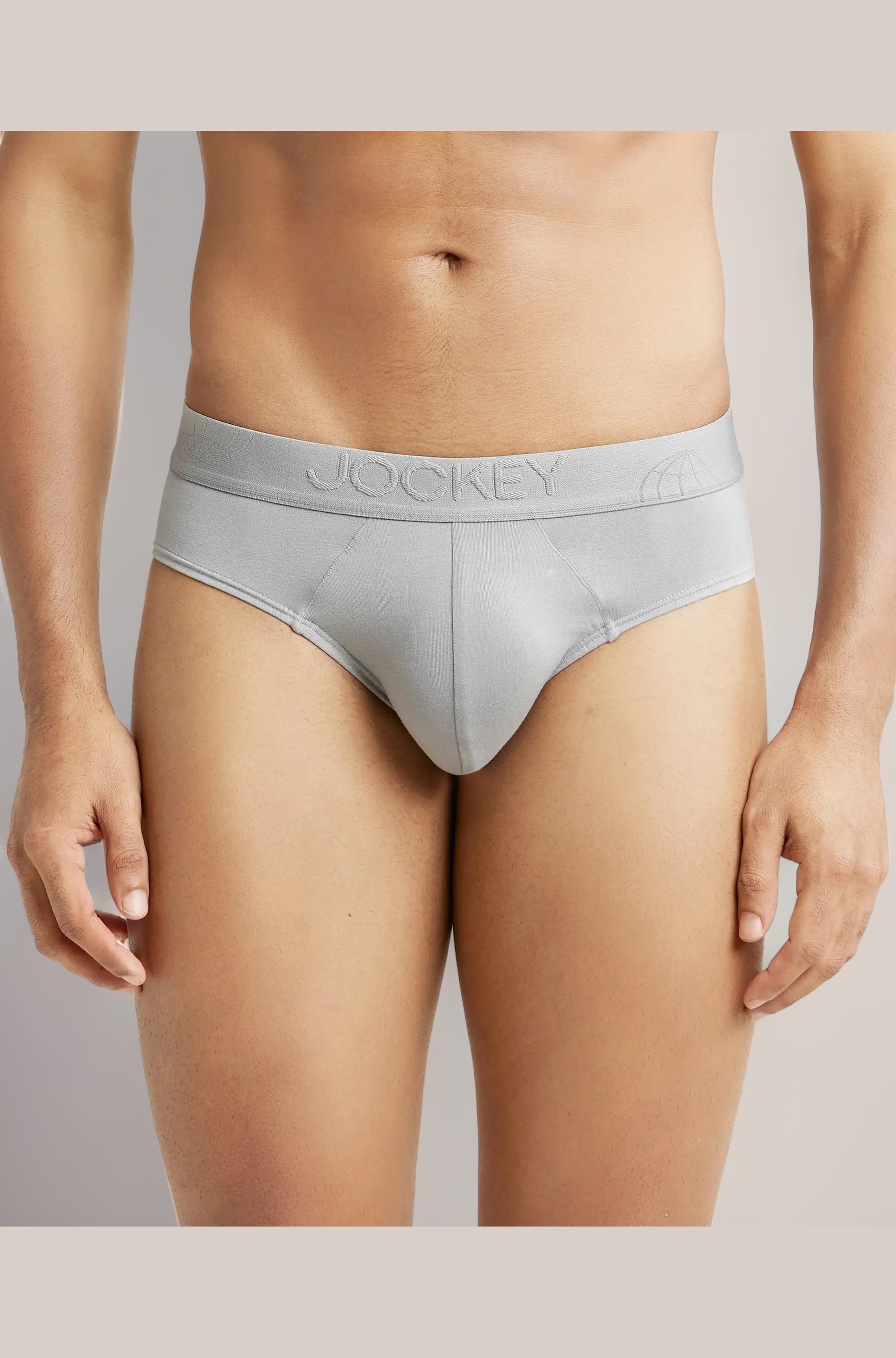 Jockey IC24 Men's Tencel Micro Modal Cotton Elastane Stretch Solid Brief with Ultrasoft Waistband